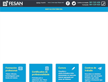 Tablet Screenshot of fesan.org